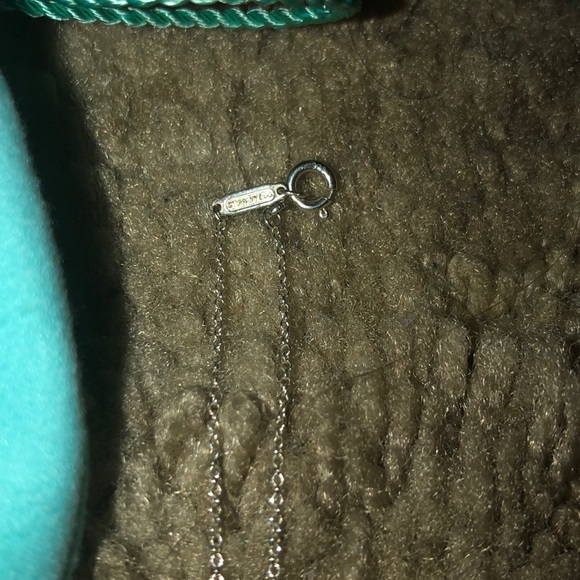 SOLD Tiffany and Co Mini Double Heart Tag Pendant. - Picture 3 of 5